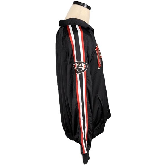 Arizona Diamondbacks MLB Stitches Athletic Gear Black Track Jacket Size Large - Picture 4 of 12